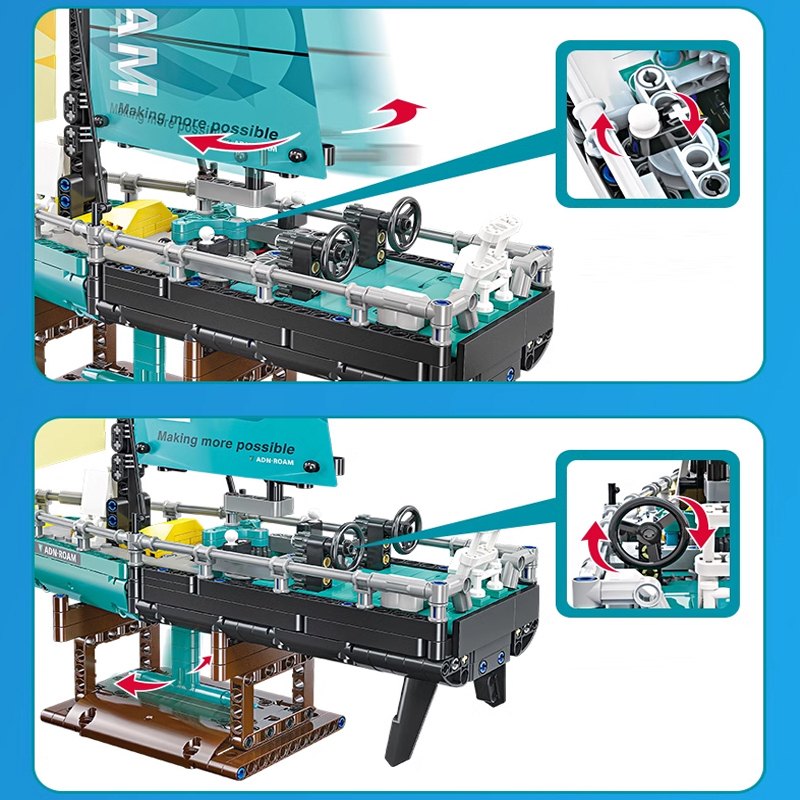 JIESTAR 58123 Ocean Going Type 65 Sailboat Technic