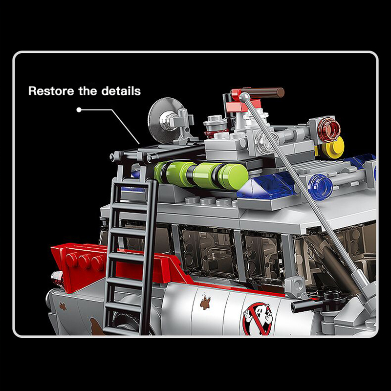 Mould King 10021 Movie & Game Technic Static Version Ghost Bus Building Blocks 603pcs Bricks Toys From China Delivery.