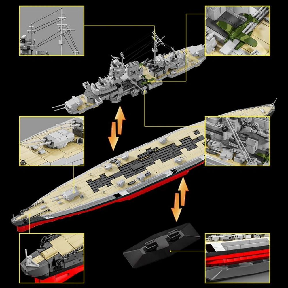[Pre-sale] 12GO 98005 BISMARCK BATTLESHIP Military