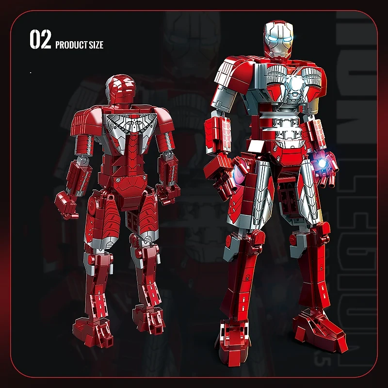 QUANGUAN 797 Iron Man Super Heroes