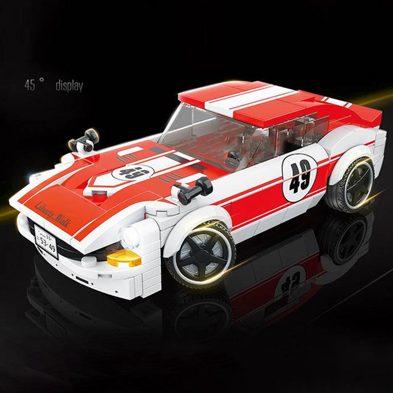 Quanguan 100149 Model Car Racing Liberty Walk Nissan Fairlady 240ZG Model Building Blocks 330±pcs Bricks Toys From China.