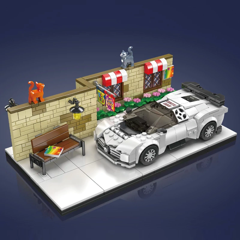 MouldKing 24065 STREET-SIDE CENTODIECI Super Car Technic