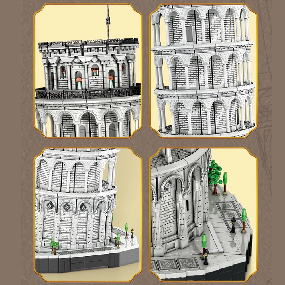 [Pre-sale] Reobrix 66025 LEANING TOWER OF PISA Modular Buildings