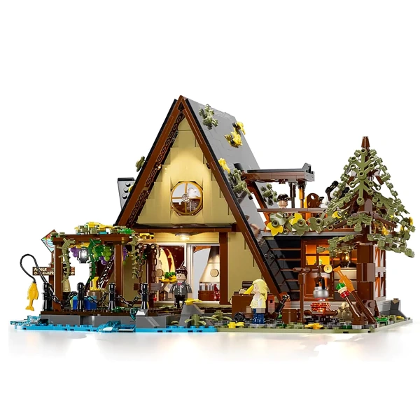 FunWhole F9013 A-Frame Cabin Retro House