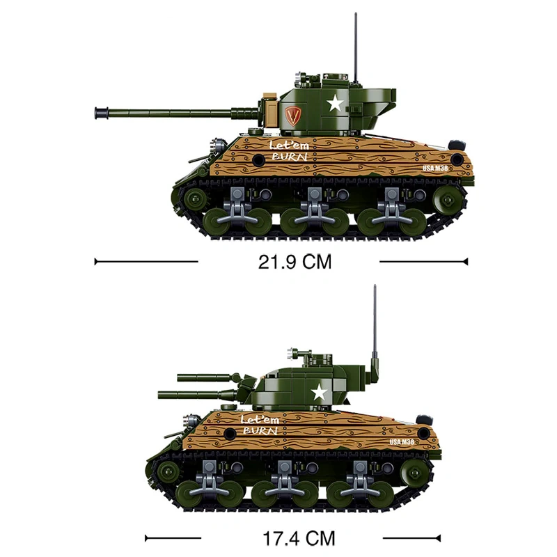 Sluban Tank Series Military