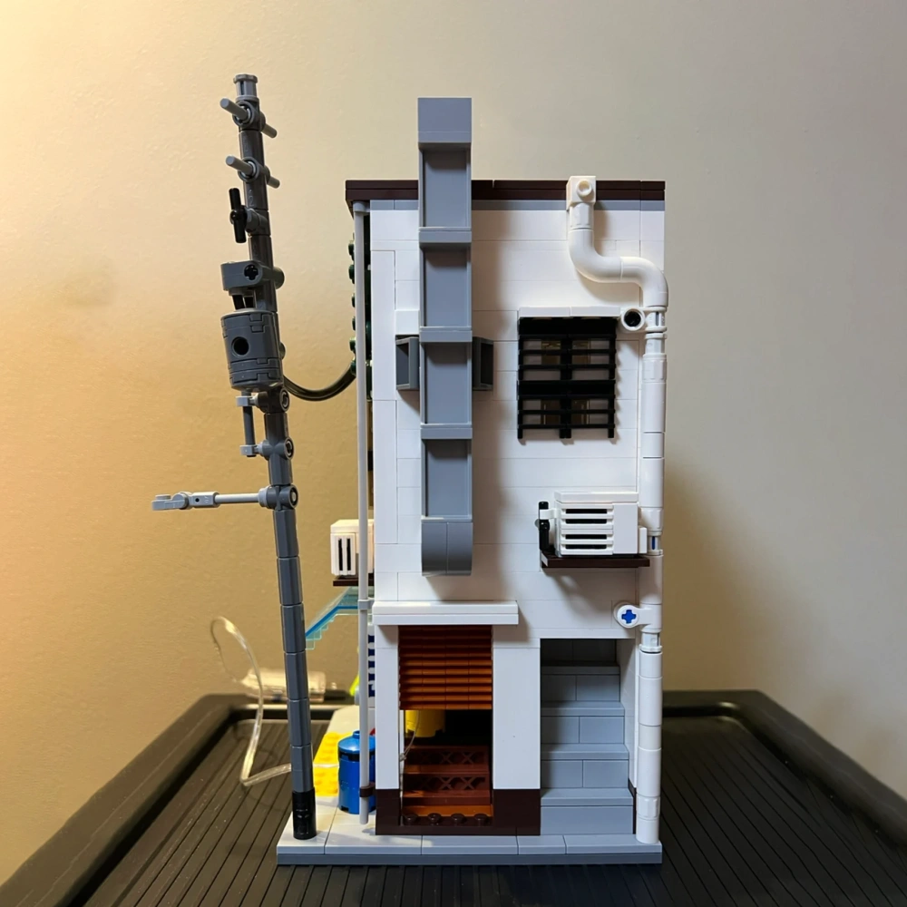 CaDa C66006 Japanese steamed bun house building blocks 1108±PCS Bricks City Street with USB Light from USA 3-7 Days Delivery.