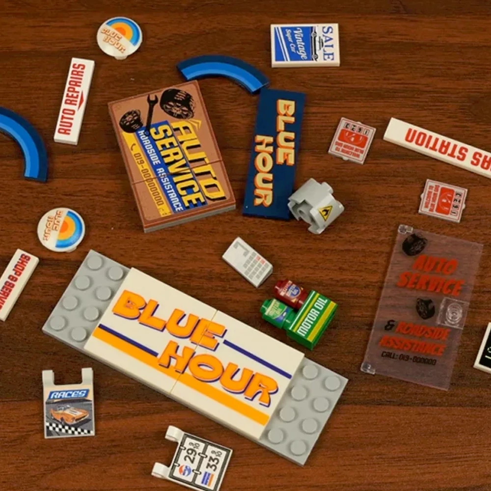 Funwhole 9065 Retro Gas Station Set