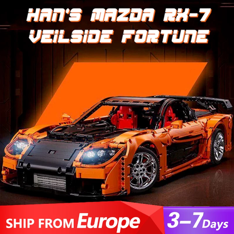 CaDA RX7 Han's Mazda VeilSide LEGO Set