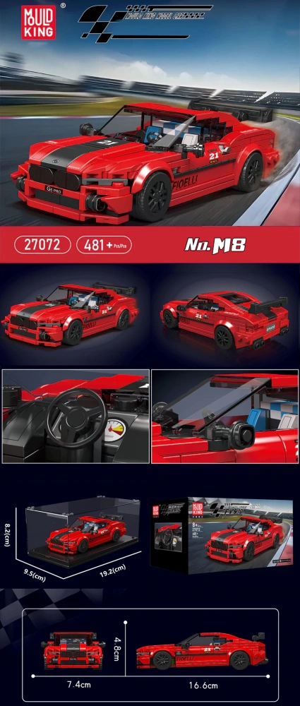 MouldKing Model Car Super Racers Speed Champions Collection 2