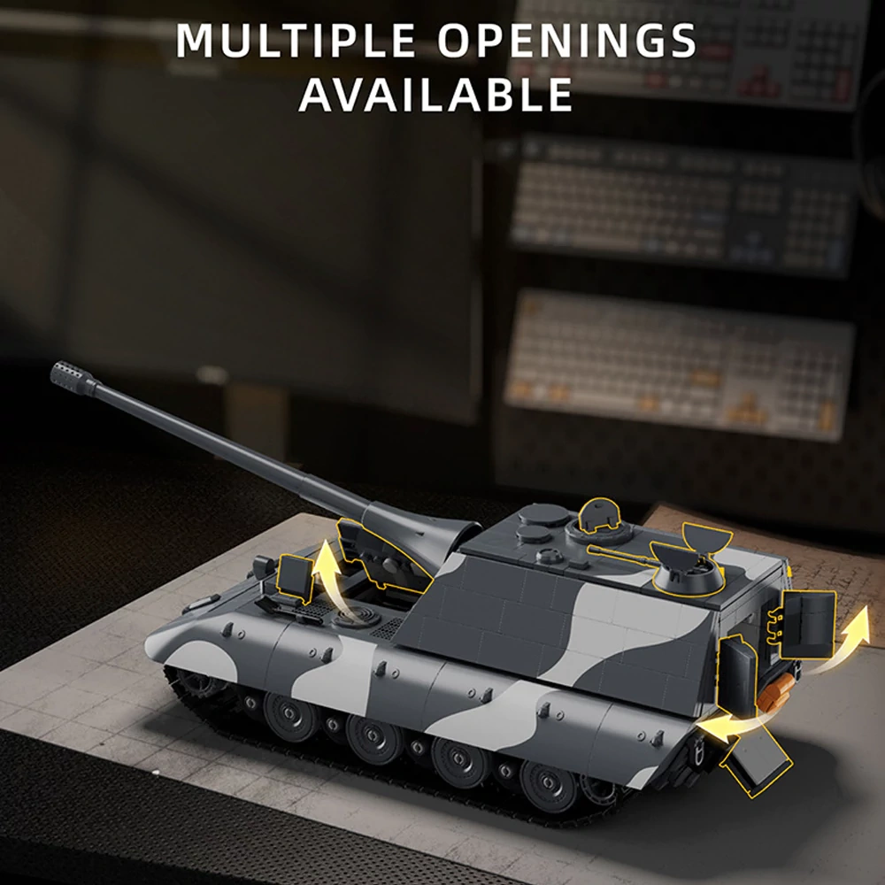 12GO 97018 Jagopanzer E-100 Tank Military