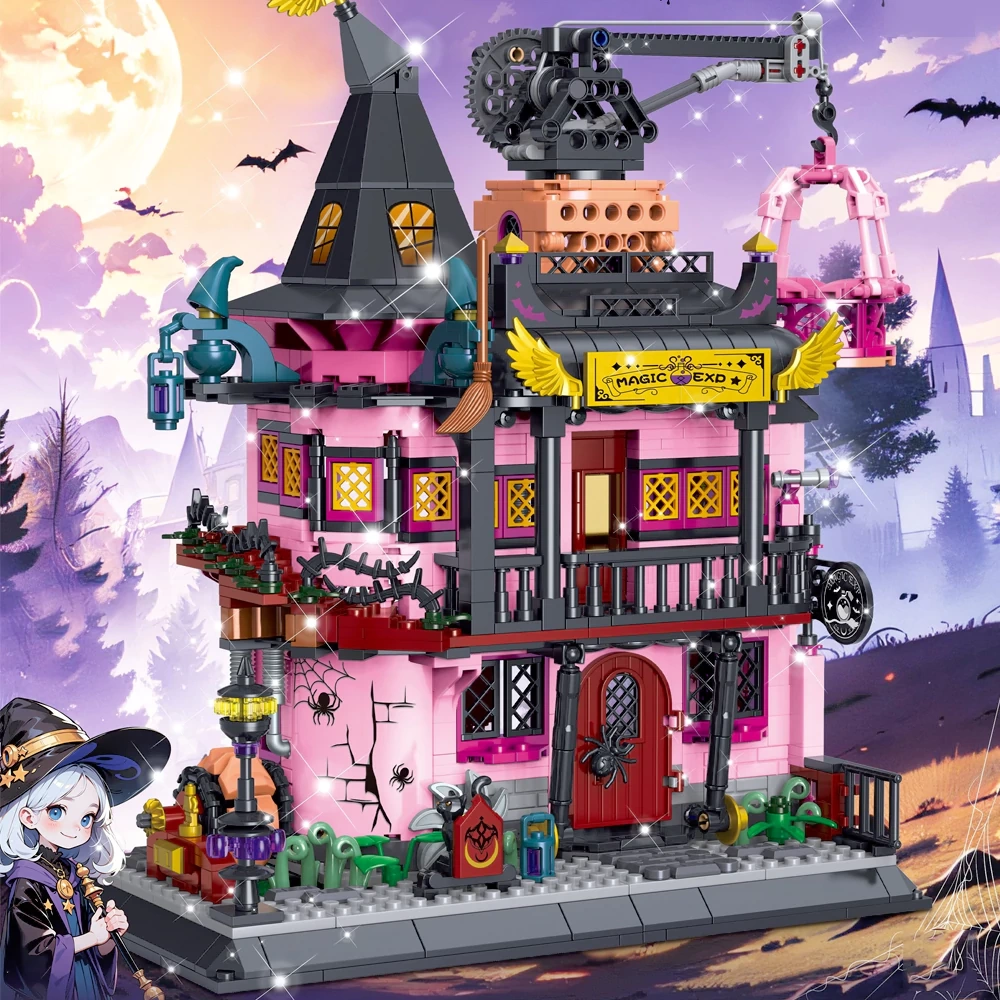 ZHEGAO 611051 Magic Laboratory Modular Buildings
