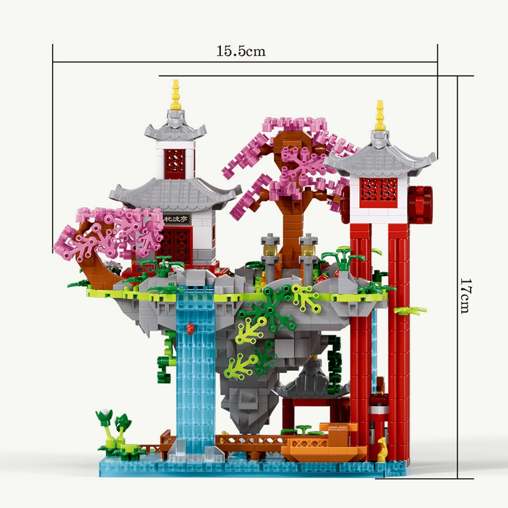 [Mini Micro Bricks] MOYU MY92060 Peach Blossom Paradise Modular Buildings