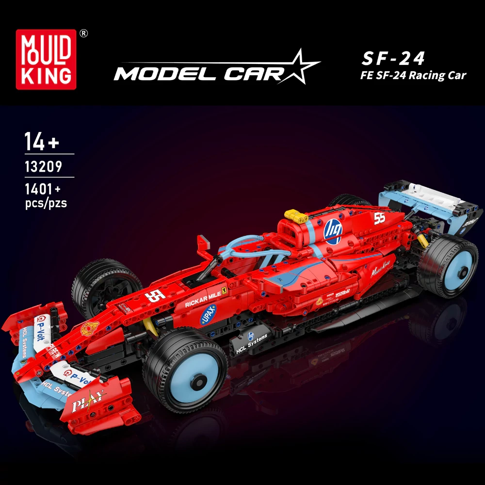 MouldKing 13209 FE SF-24 Racing Car Technic