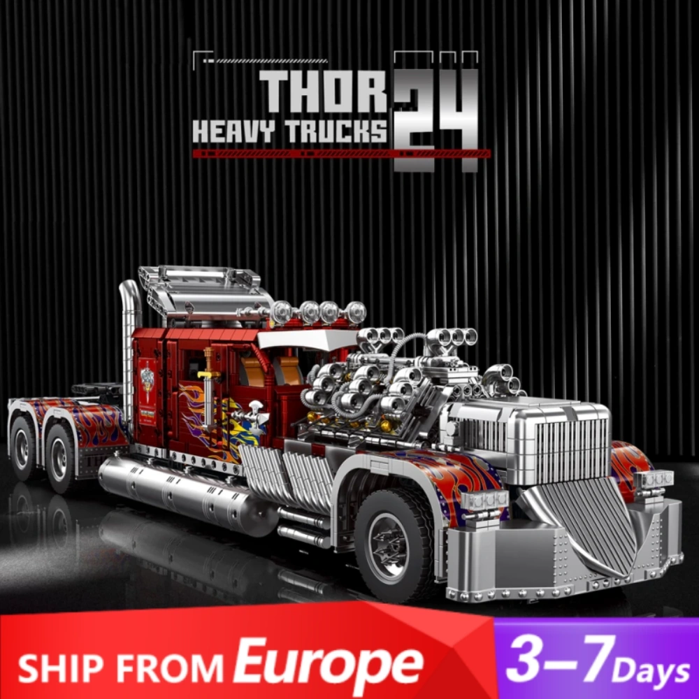 [Pre-sale] Eikee Y18066 THOR 24 HEAVY TRUCKS Technic Europe Warehouse Express