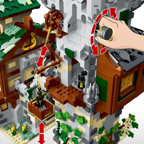 XMORK 033001 MEDIEVAL GUARD TOWER Modular Buildings