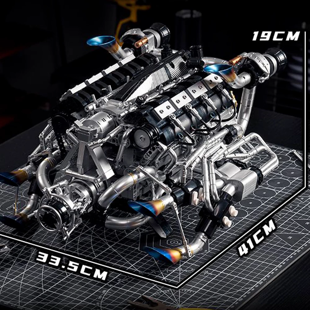 Eikee Y15002 PISTON V8 Engine Technic
