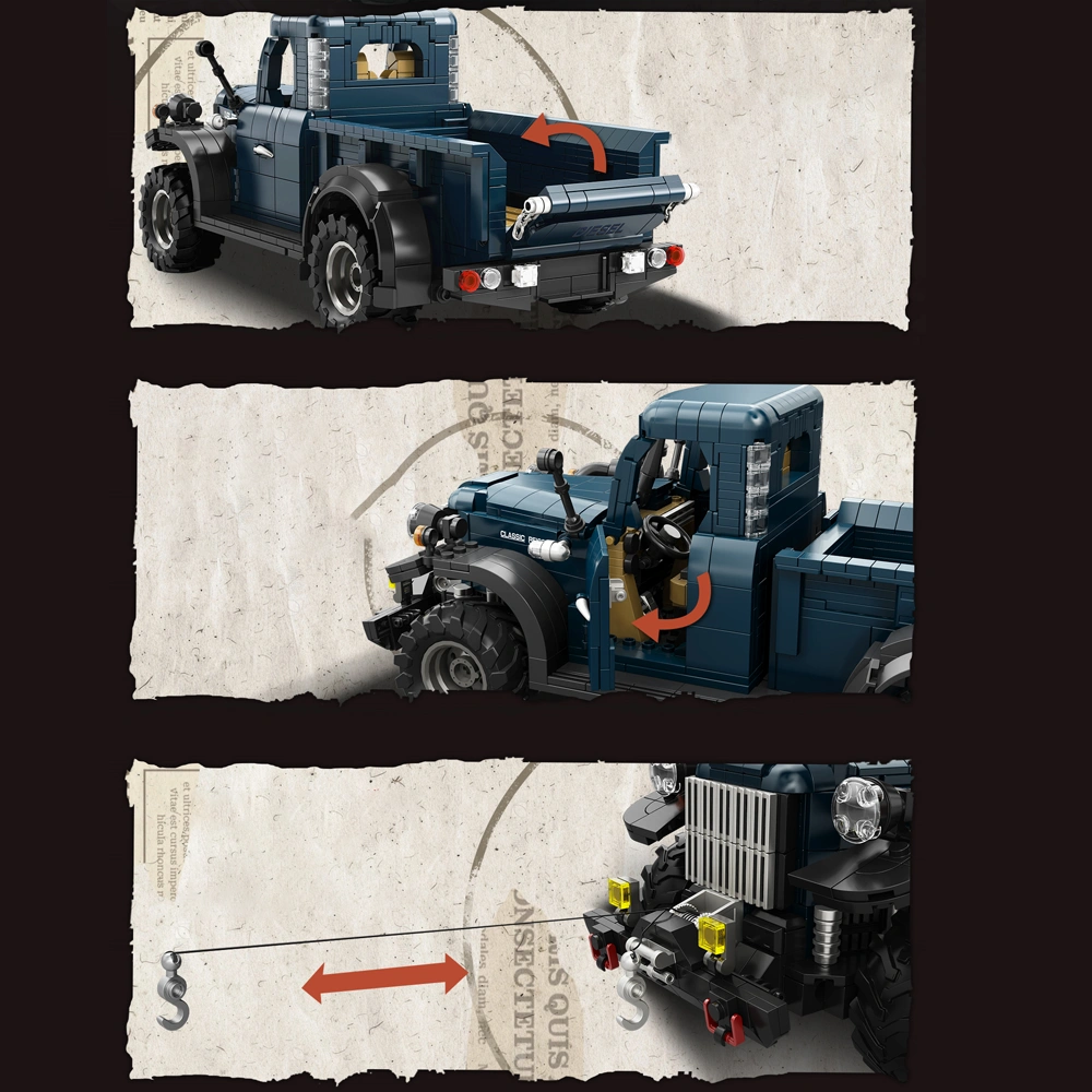 Eikee Y26011 Dodge Power Wagon 1952 1:16  Technic