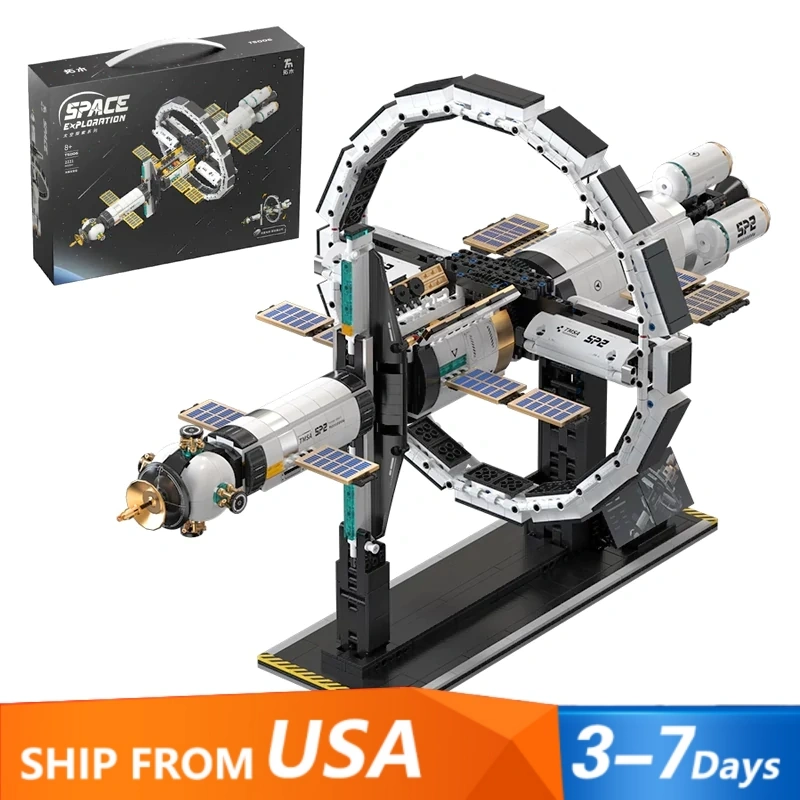 TUOMU T5006 Space Exploration: Sky Hub Space Station Technic US Warehouse Express