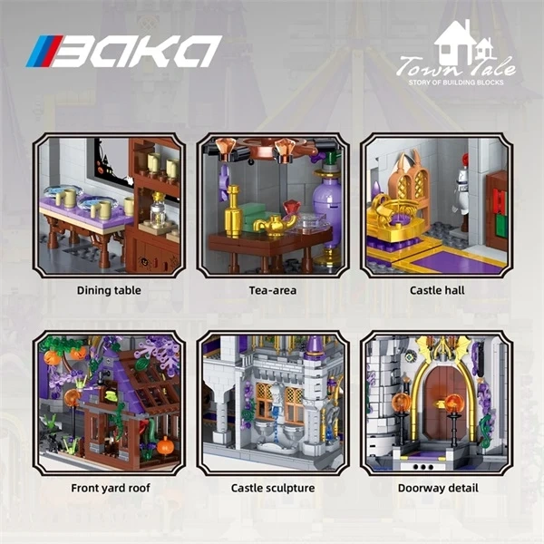 BAKA 33210 Halloween Psalm Castle Modular Buildings