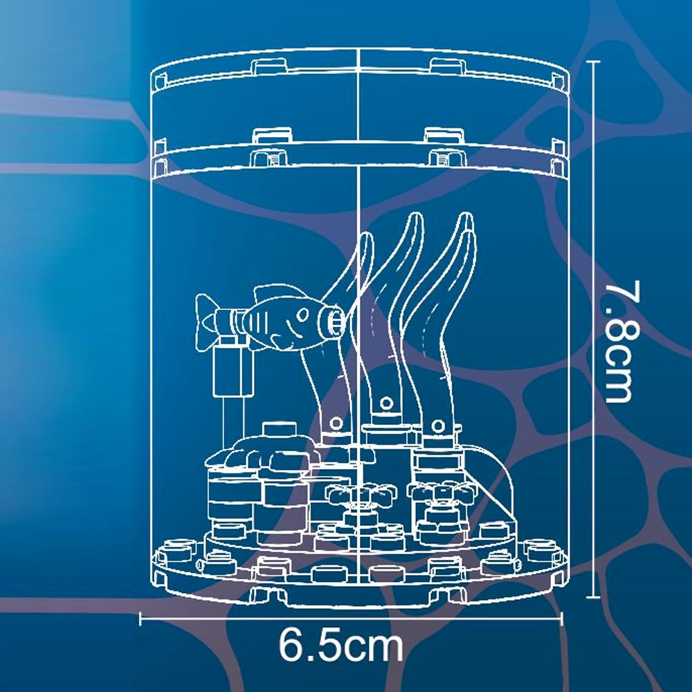 JIESTAR Marine Animal Bottle Ecological Fish Tank Creator Expert
