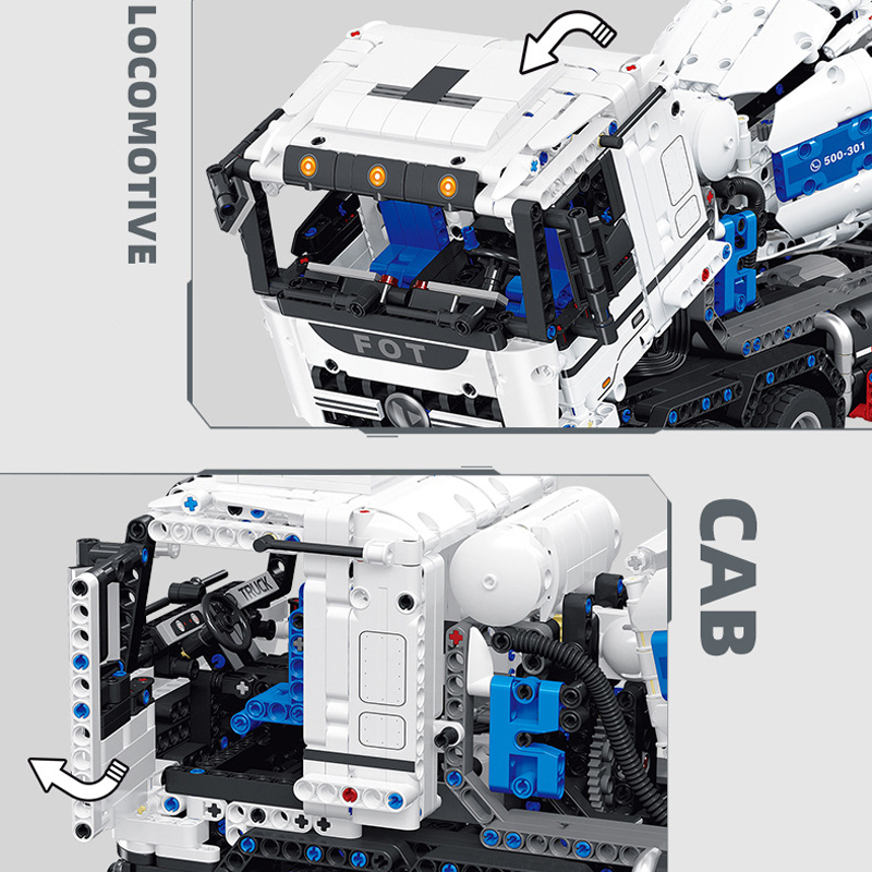 [With Motor] JIESTAR FF11012 concrete mixer Technic