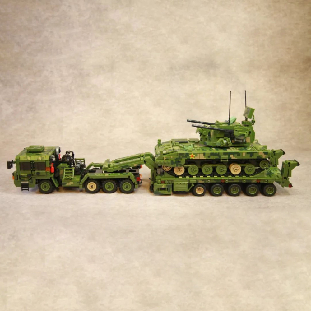 PANLOS 688003 Military 99A Tank Transportation Building Blocks 2784±pcs Bricks from China.