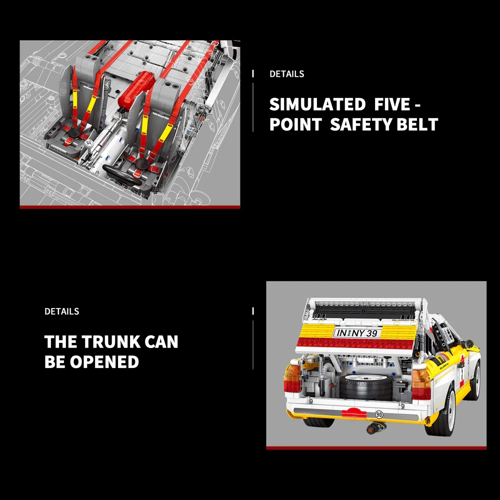 ProBlocks YC-23043 AUDI SPORT QUATTRO S1 Technic