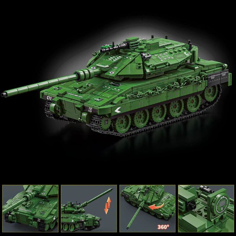 LeYi 66057 MERKAVA MAIN BATTLE TANK Military