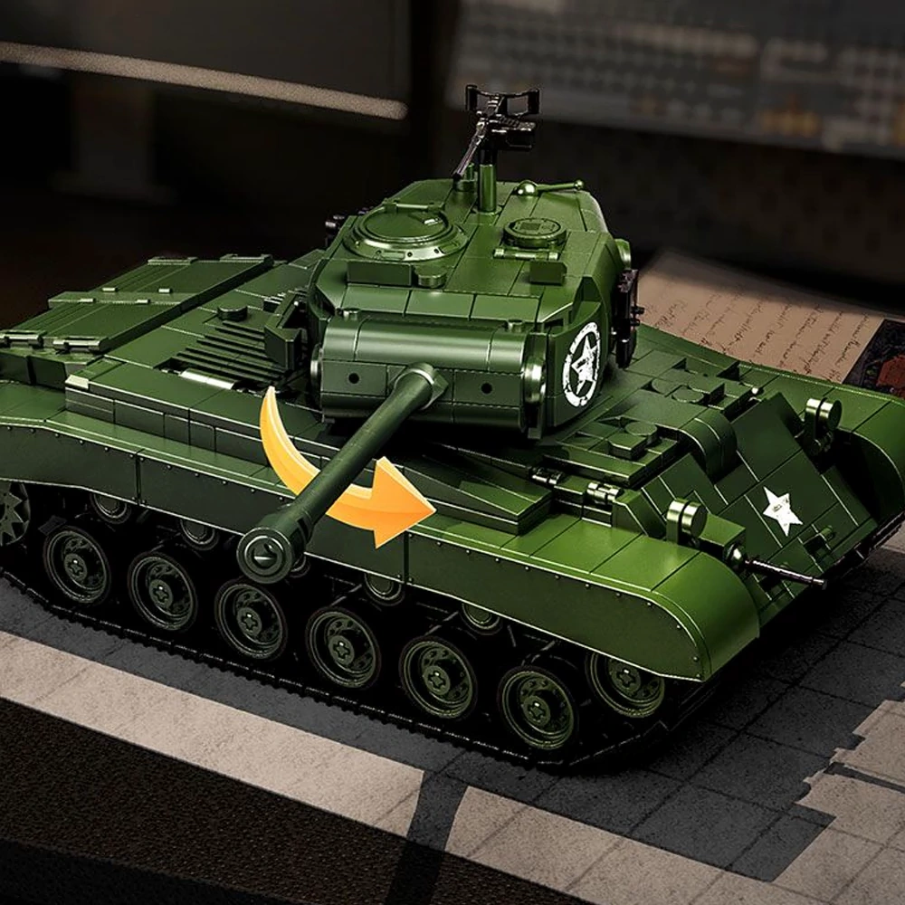 12GO 97011 M26 Pershing Tank Military