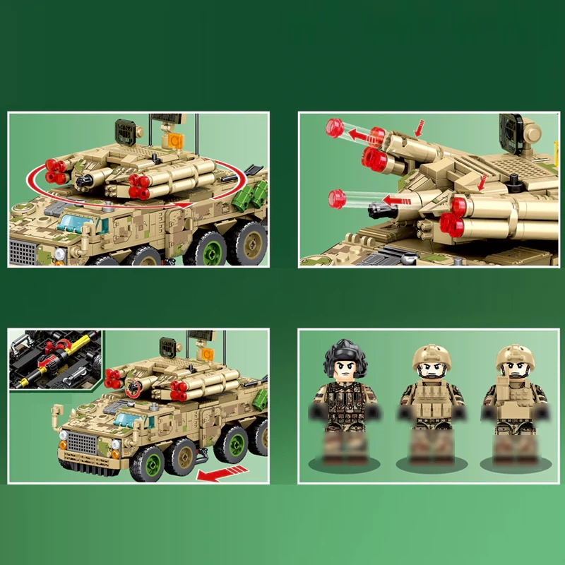 SEMBO 203192 625 Artillery Anti-Aircraft Vehicle Military