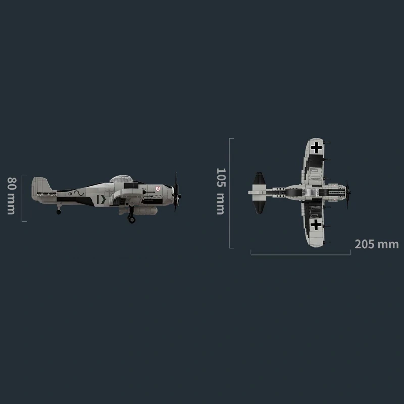 LeYi 66066 FW-190 Fighter Military