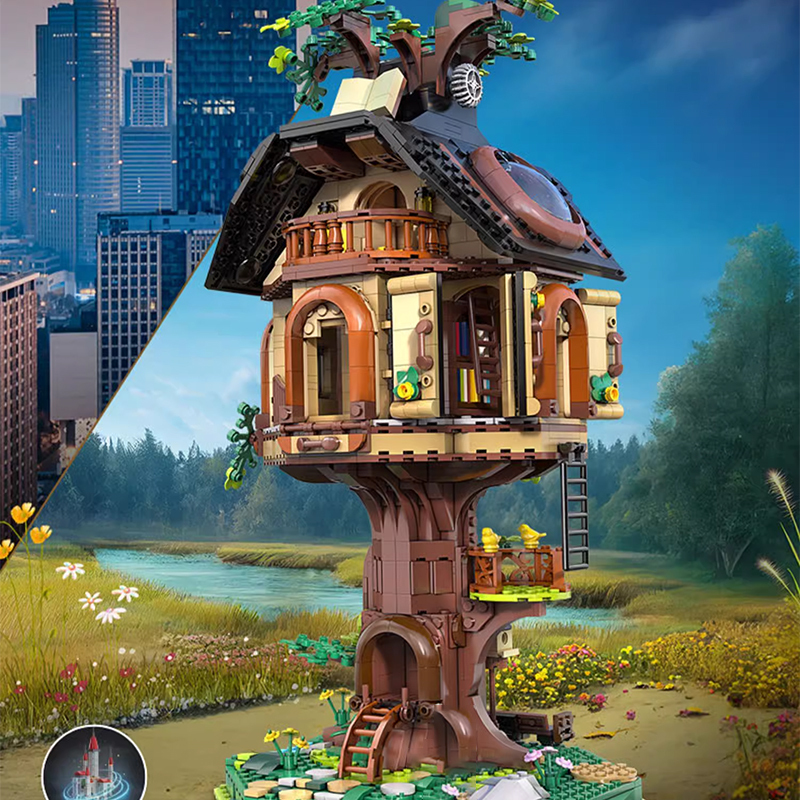 CaDA C66013 The tree house library Modular Buildings