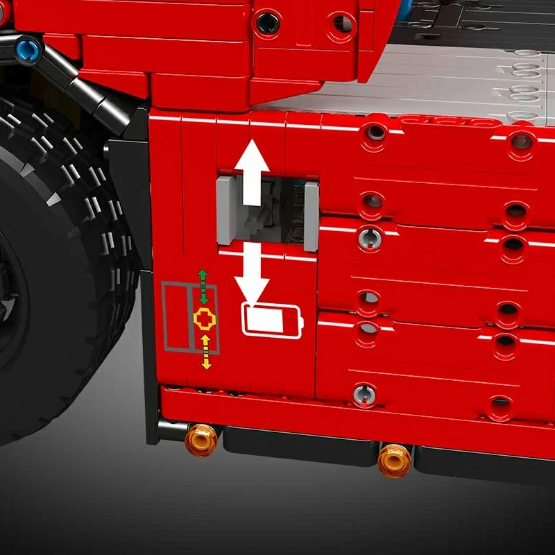 MouldKing 19015S FH16 Pneumatic Tractor Technic