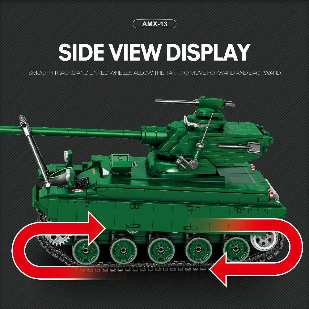 Reobrix 77033 AMX-13 World of Tanks Military