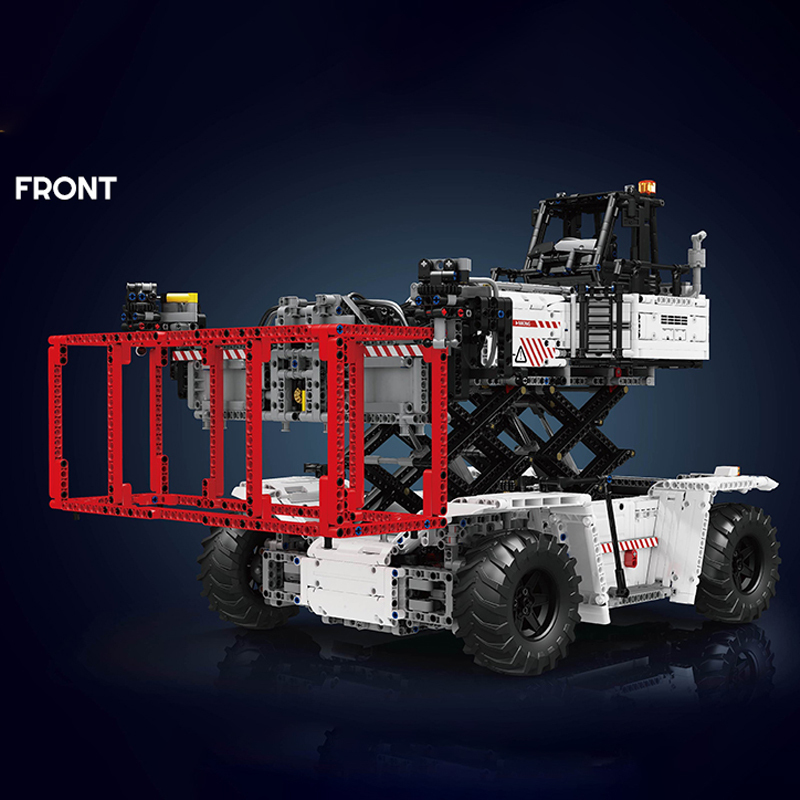 {With Motor} Mould King 17029 Technic White Container Truck Building Blocks 4878±pcs Bricks from China.