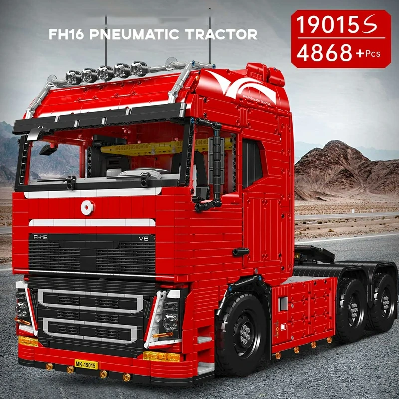 MouldKing 19015S FH16 Pneumatic Tractor Technic