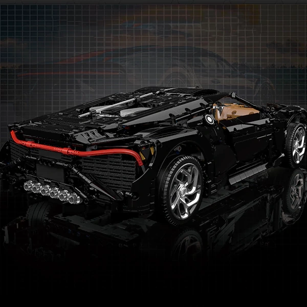 [With Motor] MouldKing 13163S Bugatti La Voiture Noire Technic