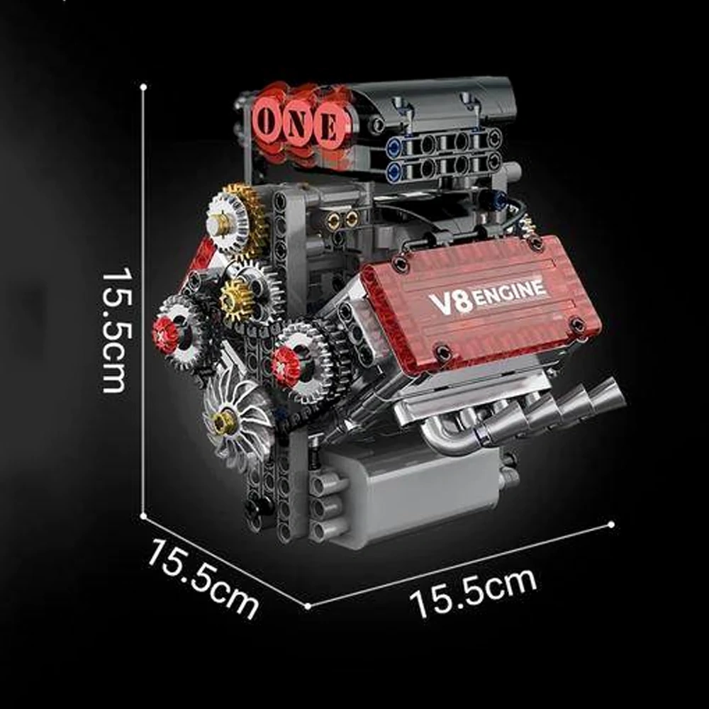 GISEGA G8909 V8 Engine Technic
