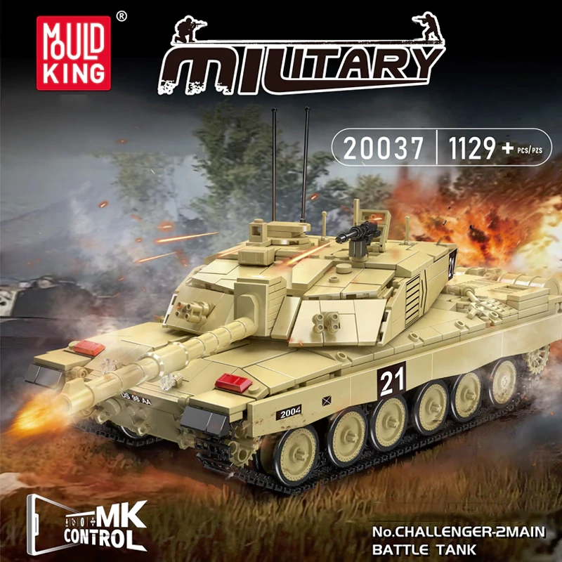 MouldKing 20037 Challenger 2 Main Battle Tank Military
