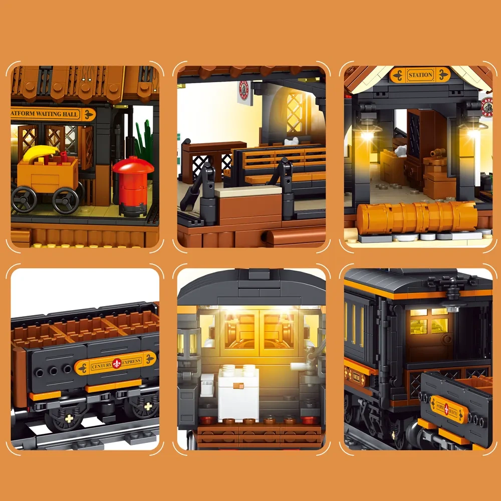 CBOX JD112 Cowboy City Railway Station Modular Buildings