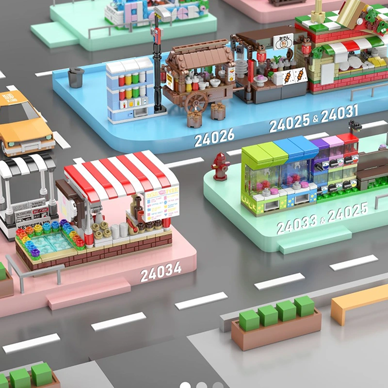 MouldKing MINI TOP 10 CREATIVE SMALL STORES Modular Buildings