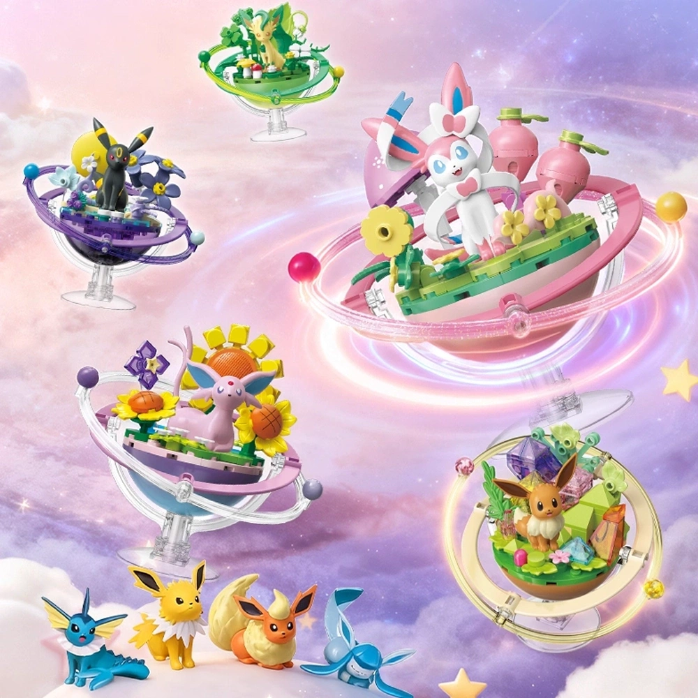 Keeppley Pokémon Planet Series Eevee Evolution Blocks Movie