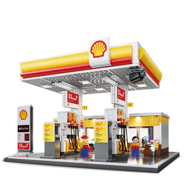 CaDA C66026 Shell Gas Station Creator Expert