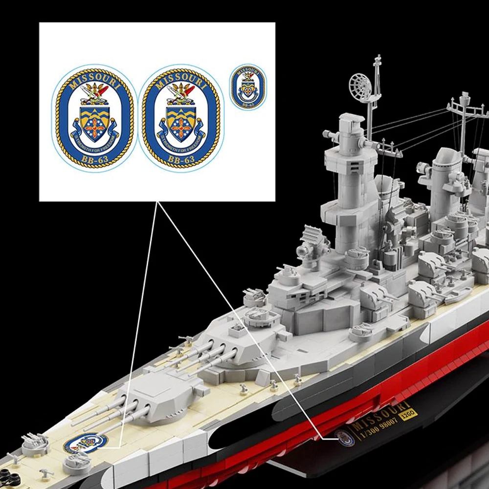 12GO 98007 USS MISSOURI Military