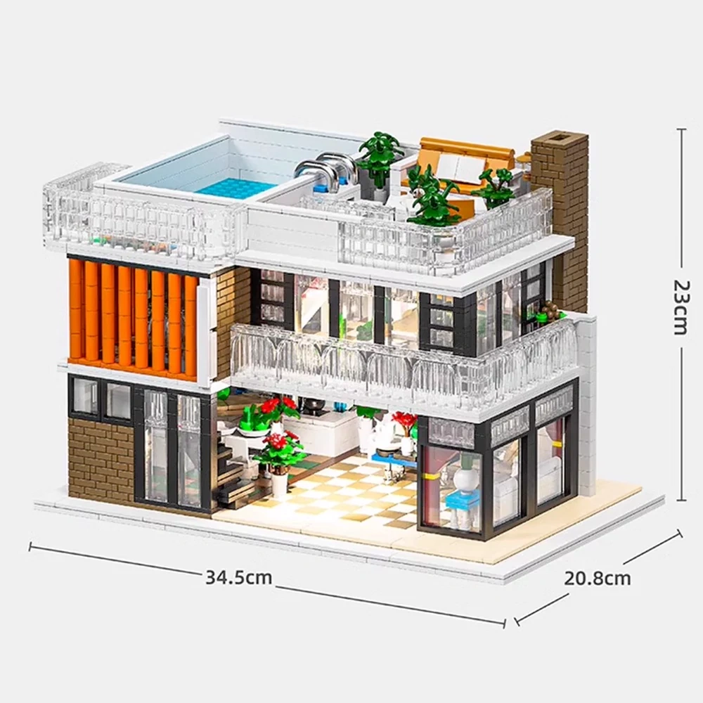 Happy Build YC-23014 DUPLEX HOUS CITY BUILDING Modular Buildings
