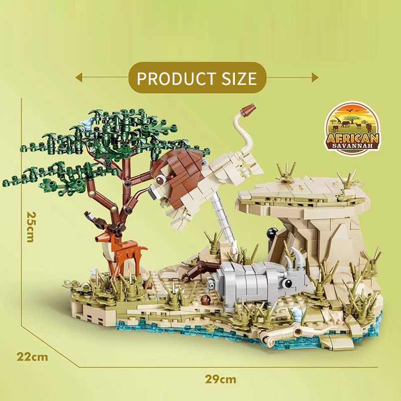 [Pre-sale] DK 6025 Tropical Grasslands Creator Expert US Warehouse Express