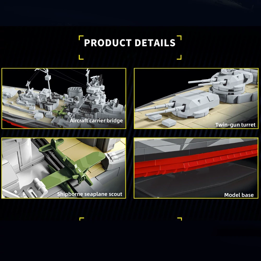 12GO 98006 TIRPITZ BATTLESHIP Military