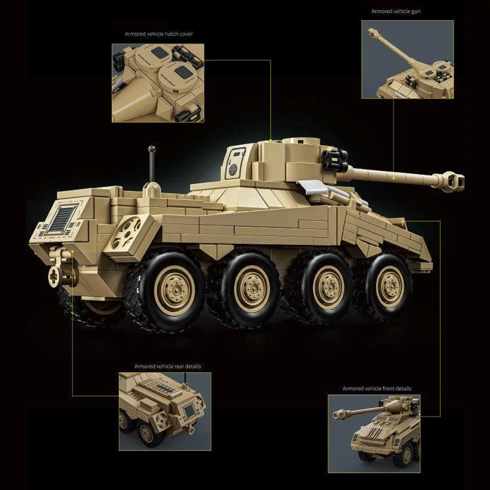 Leyi 66075 Sd.Kfz.234 PUMA Military