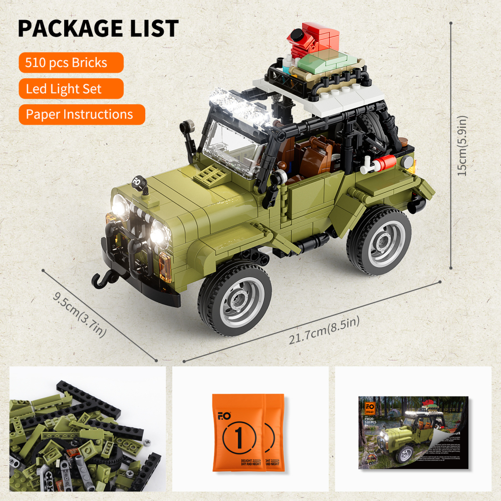 FunWhole F9020 Jungle Off-Road Vehicle Creator Expert