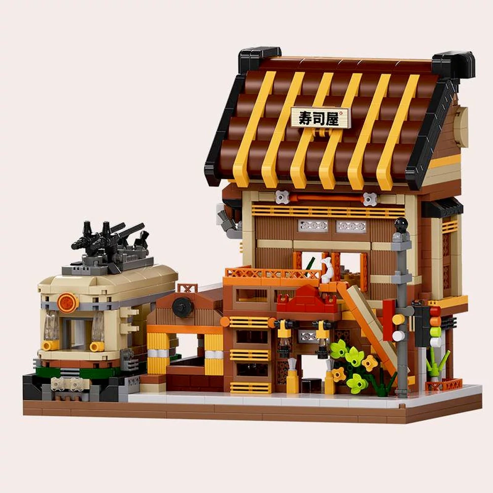 [Mini Micro Bricks] MOYU Cuisine Series Modular Buildings